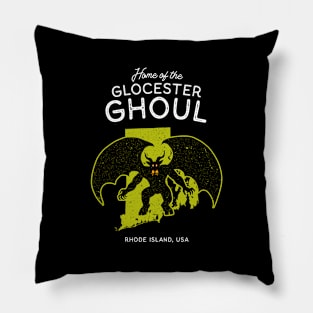 Home of the Glocester Ghoul - Rhode Island, USA Cryptid Pillow
