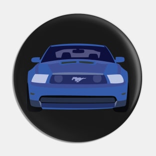 Blue Mustang Pin