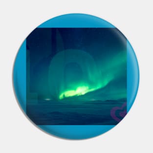 The Northern Lights Logo Pin