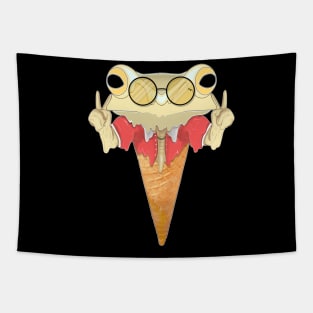 ice cream frog Tapestry