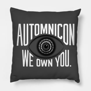 Mini Automnicon Logo (White) Pillow