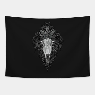 Tribal Goat Ornament Tapestry