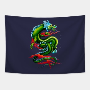 Green dragon Tapestry