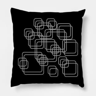 Abstract Geometric Squares : 3D Design Pillow