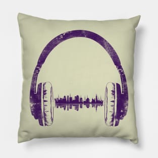 Sound Of City Pillow