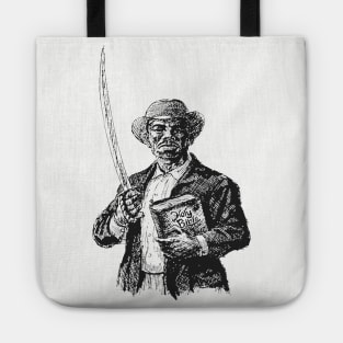 Nat Turner Sketch - American History, Anti Slavery, Anti Racist Tote