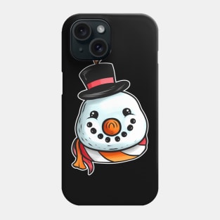 Kawaii Xmas Christmas Tree Ball Globe Snowman Christmas Phone Case