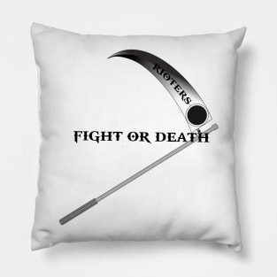 fight or death rioters Pillow