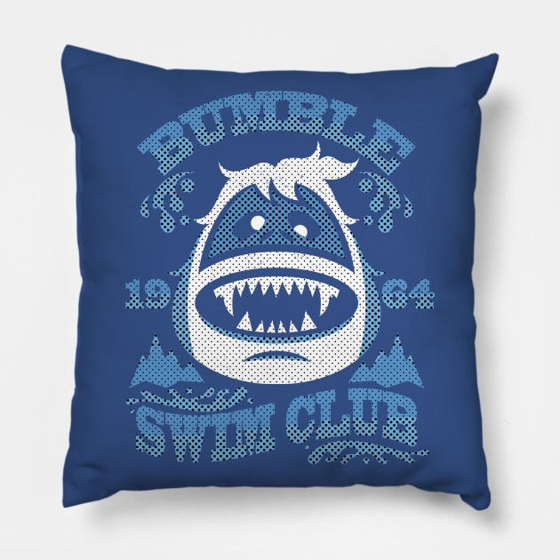 Bumble Swim Club Pillow by jrberger