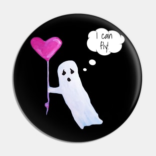 Funny Cute Ghost Pin