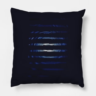 Blue Traces Pillow