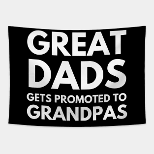 Best Dads Get Promoted To Grnandpas Tapestry