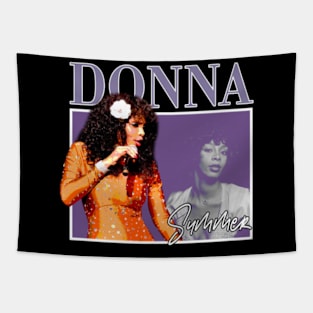Dazzling Diva Donna Summer's Fashion and Flair in Photos Tapestry
