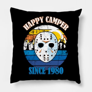 Happy Camper Since 1980 Pillow