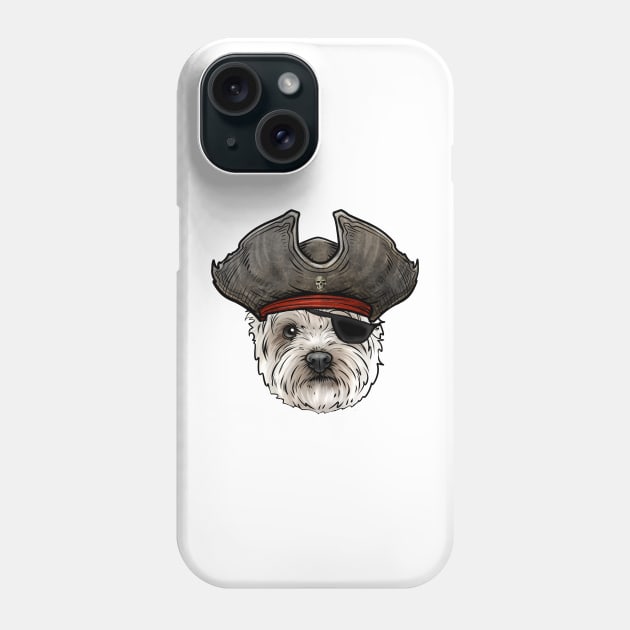 West Highland Terrier Pirate Phone Case by whyitsme