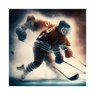 Ice Hockey Art T-Shirt