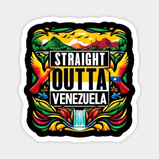 Straight Outta Venezuela Magnet