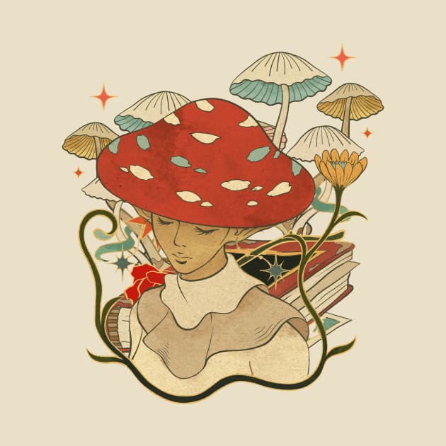 The Mushroom Boy Goblincore by soulfulprintss8