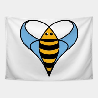 Heart Bee Tapestry