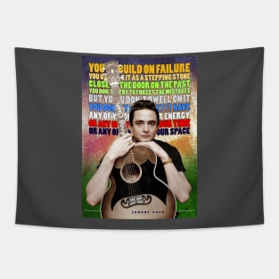 Johnny Cash Inspirational Quote Tapestry