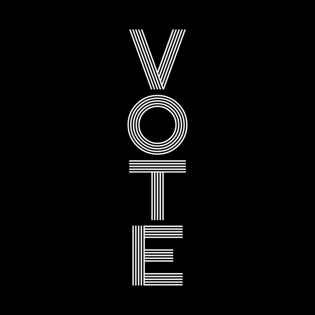 VOTE design to inspire civic participation! by Holy Rock Design