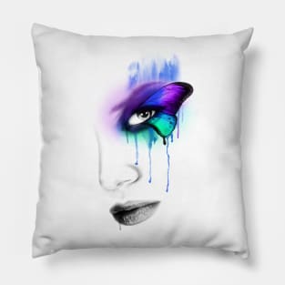 Butterfly eyes Pillow