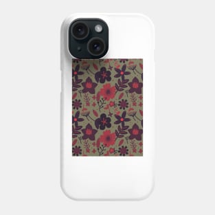 Flower Pattern E Type Phone Case