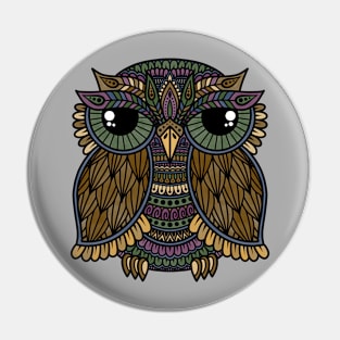 Zen Owl Pin