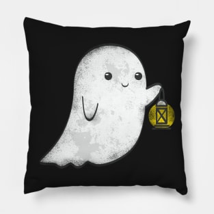 Little Ghost with Lantern Pillow