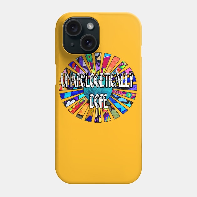 Unapologetically Dope Graffiti Design Sun Rays Phone Case by artbyomega