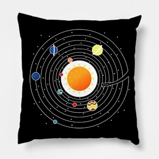 Vinyl Record Planets 2 Pillow