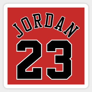 Michael Jordan #23 Bulls Jersey  Sticker for Sale by Lumared