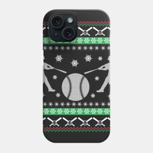 BASEBALL UGLY CHRISTMAS SWEATER Phone Case