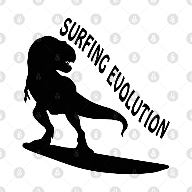 Surfing Evolution - Dinosaurs Born To Surf by FunkyKex