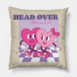 Cupid's Spell: Head Over Heels Valentine Concept Pillow