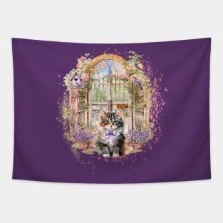 Tortie Kitten Tapestry