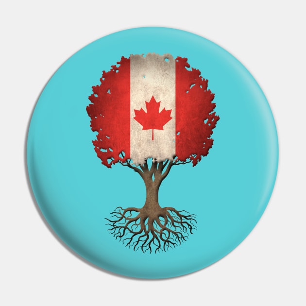 Tree of Life with Canadian Flag Pin by jeffbartels