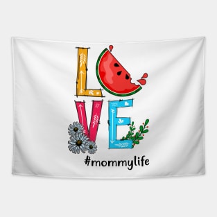 Love Mommy Life Tropical Fruit Watermelon Tapestry