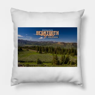 Beartooth Highway Wyoming and Montana Pillow