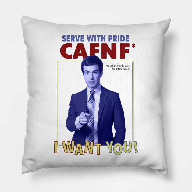 Nathan Fielder I Want You Pillow by The Prediksi 