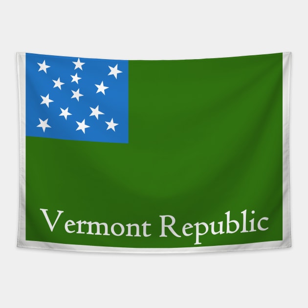 Vermont Republic Flag Tapestry by American Revolution Podcast