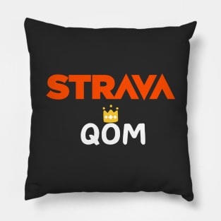 Strava QOM, Strava Running Gift, Cycling Gifts, Strava Gift Pillow