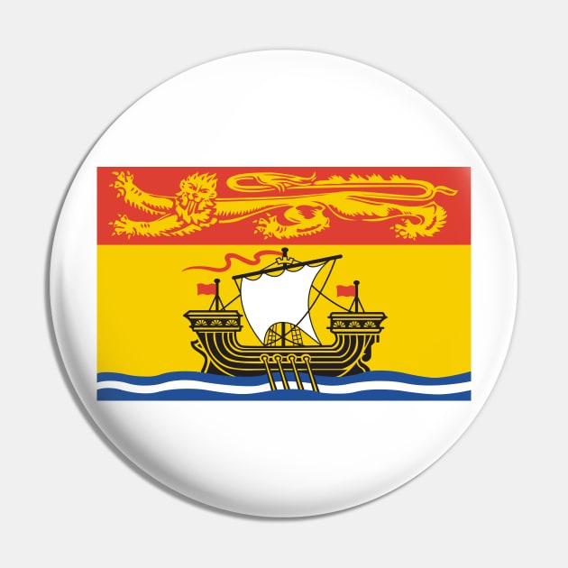 New Brunswick Pin by Wickedcartoons
