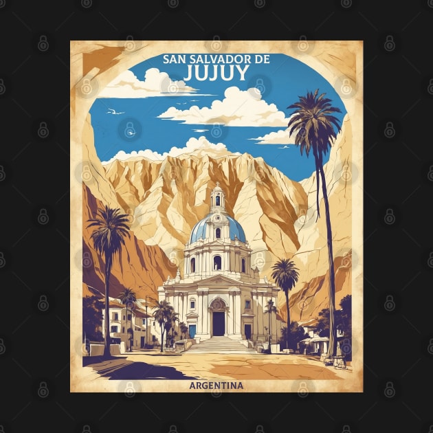 San Salvador de Jujuy Argentina Vintage Tourism Poster by TravelersGems