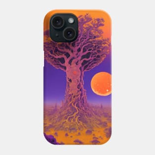 Ancient Baobab Under the Moonlight Phone Case