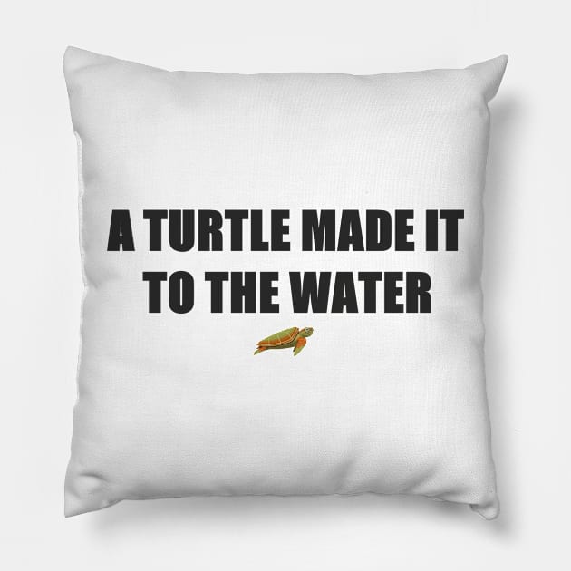 Turtle made it Pillow by Pektashop