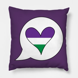 Love is Love: Genderqueer Pride Pillow