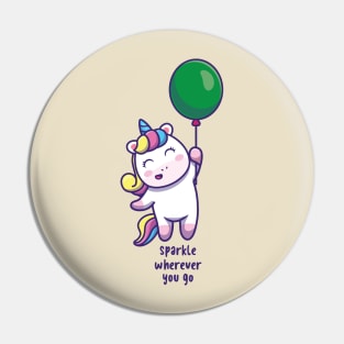 Sparkle wherever you go Pin