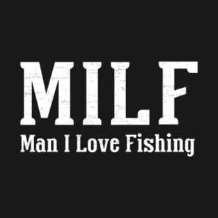 Vintage Man I Love Fishing T-Shirt