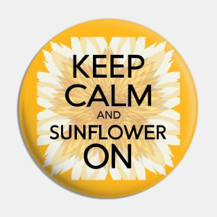 Sunflower Pin